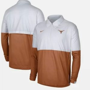 Texas Longhorns 1/2 Zip Coaches Sideline Jacket